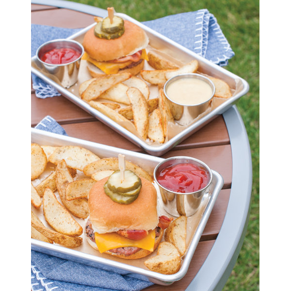 Nordic Ware Brilliant Bakeware Nonstick Aluminum Eighth Sheet Cookie And Baking Pan